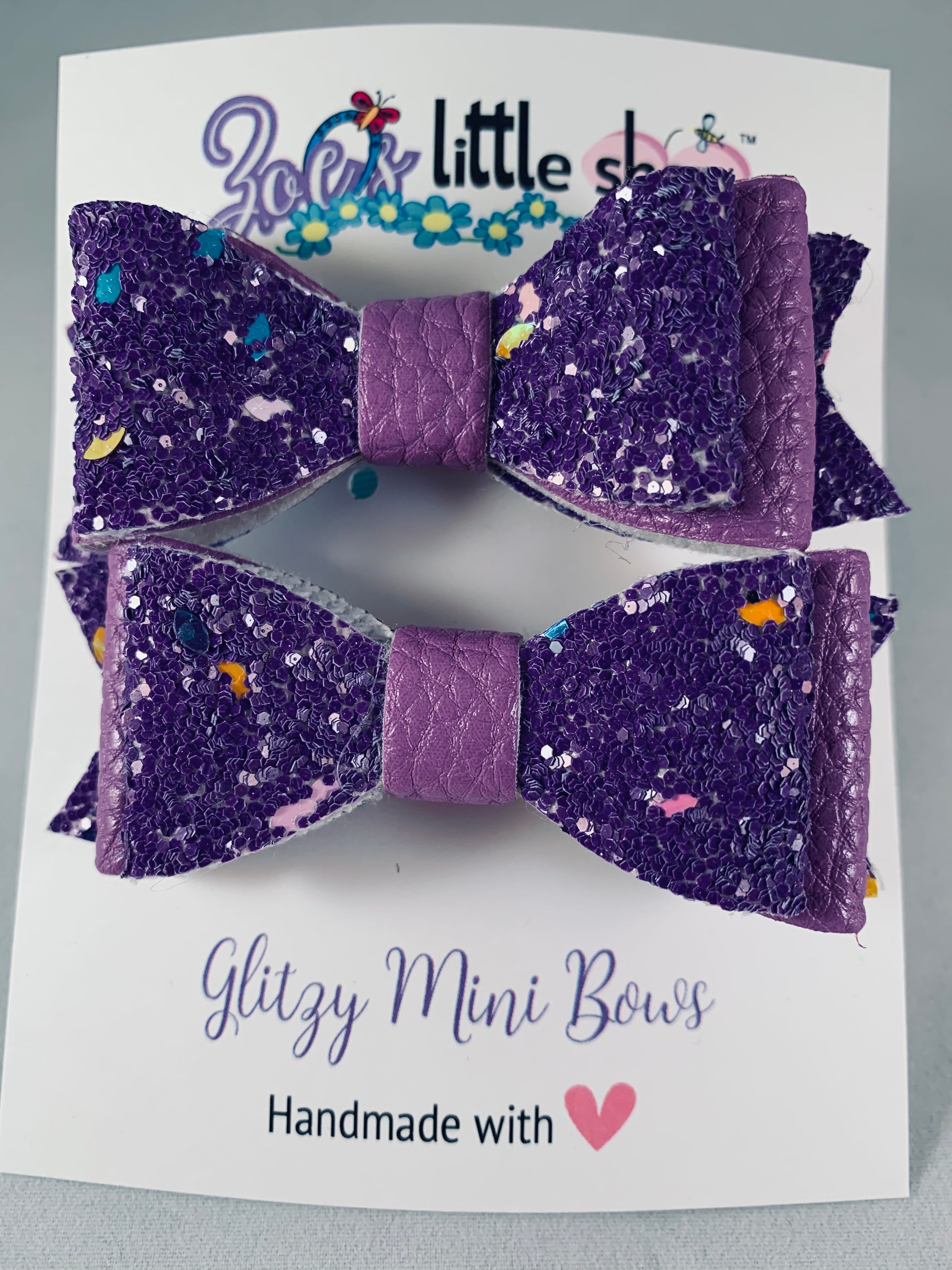 Mini Glitzy Bows