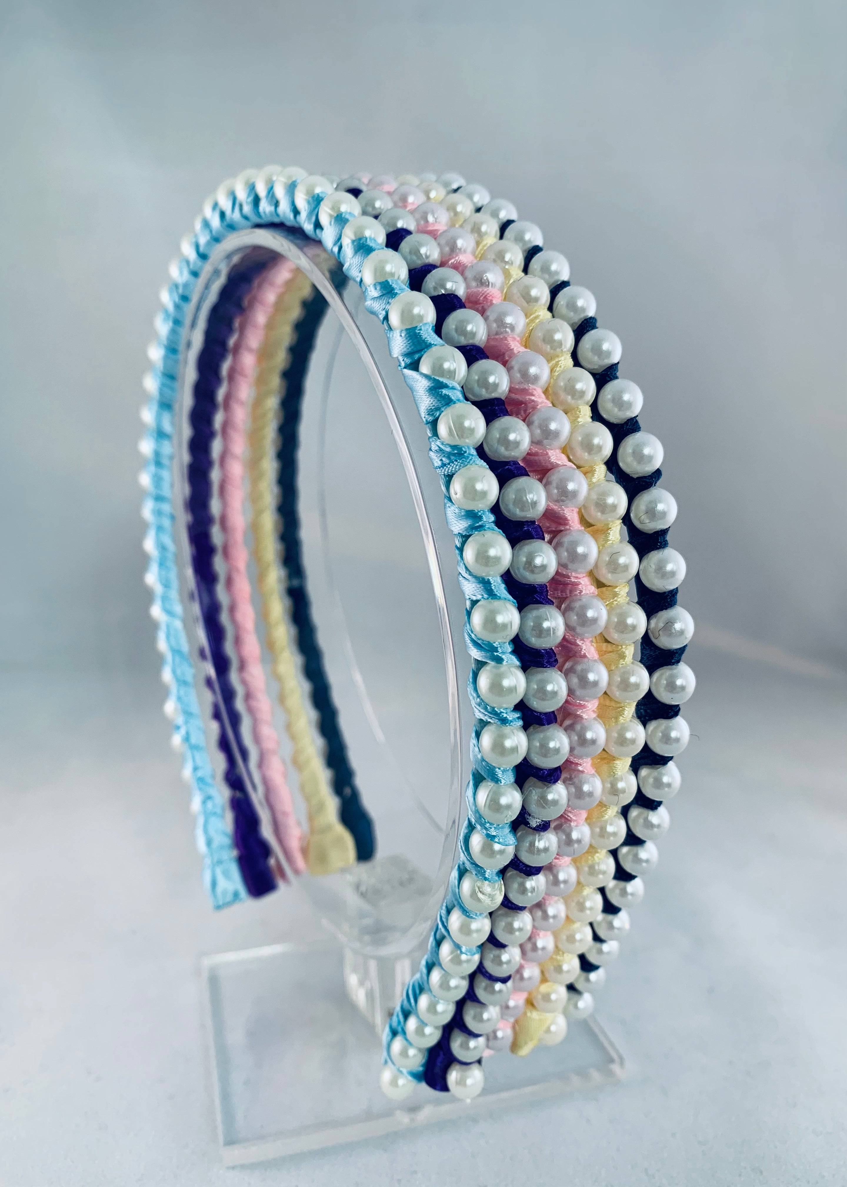 Beaded Ribbon Headbands