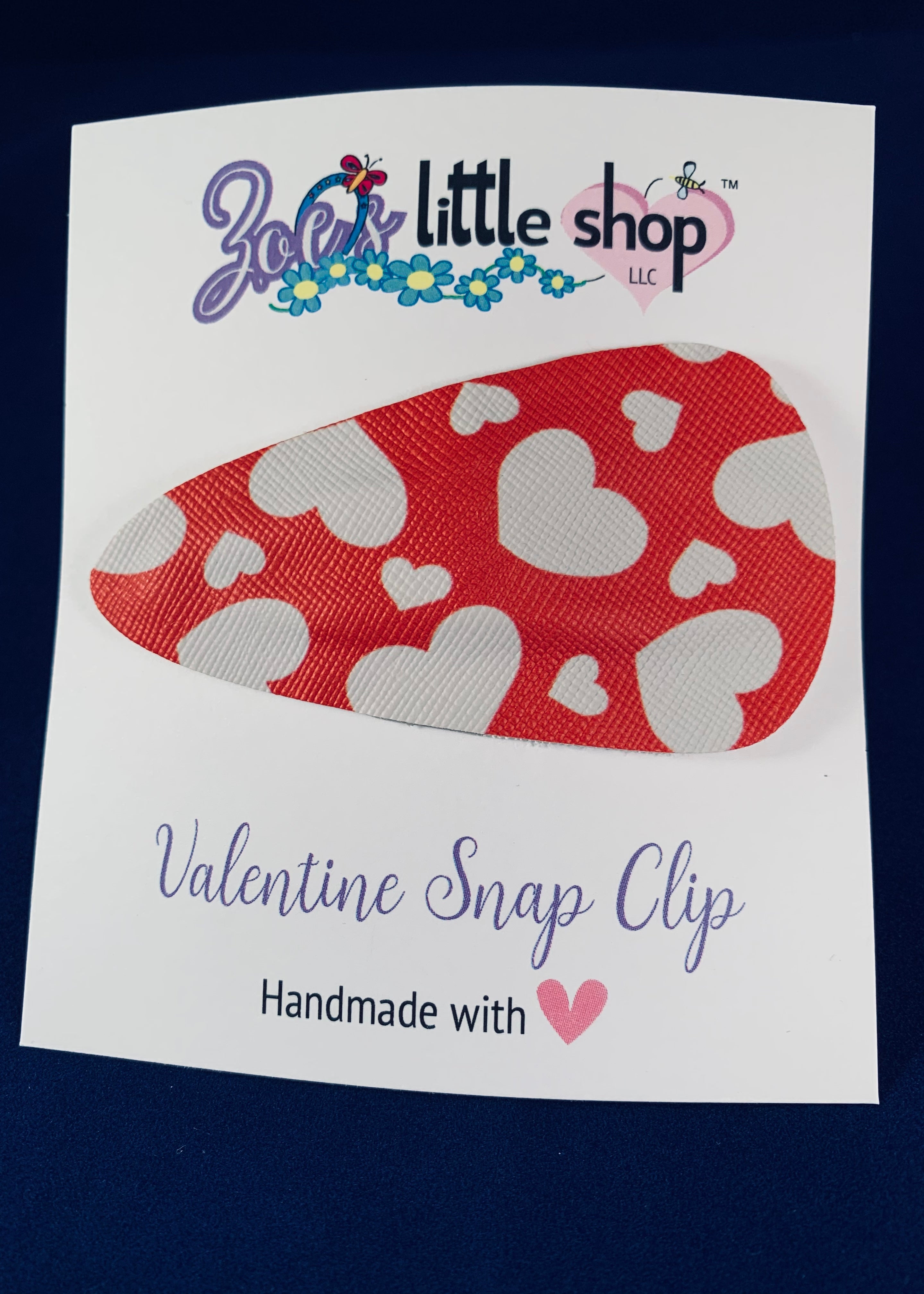 Heart Themed Snap Clip