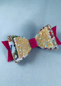 Birthday Faux Leather Bows